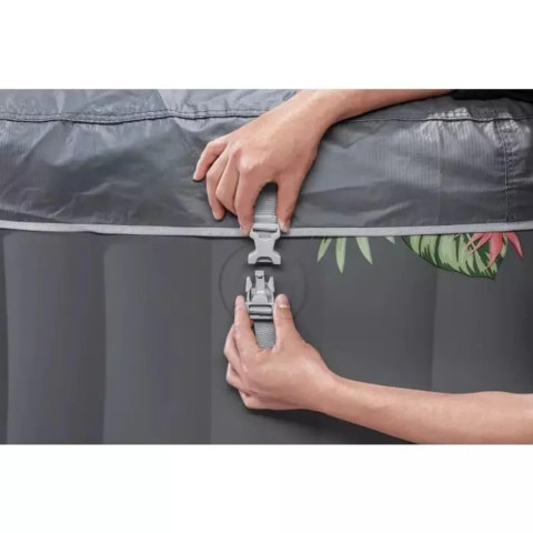 Надувний СПА-джакузі Bestway Aruba 60061 круглий 170x66 см 2-3-місний аеромасаж
