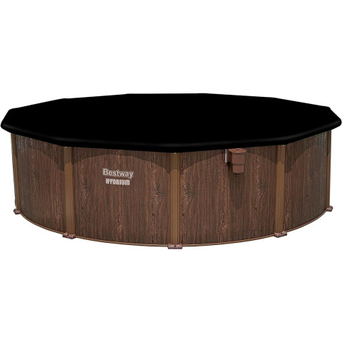 Каркасний басейн Bestway 561CU Hydrium (488х132 см) 21 м³ з пісочним фільтром, сходами, підстилкою та тентом