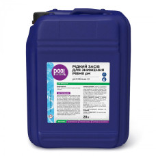 Рідкий засіб для зниження рівня PH POOLMAN PH MINUS H, 20Л