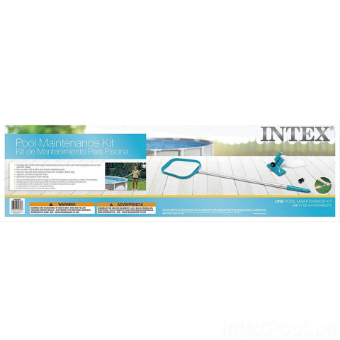 Набір для догляду та очищення басейну Intex 28002, з підключенням до садового шлангу