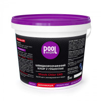 Засіб для знезараження води POOLMAN SHOCK CHLOR G60, 5КГ