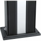 Вуличний душ для дачі та басейну AquaViva Hybride Dada Straight DS-D463NX 40 л антрацит 228 см з мийкою для ніг