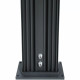 Вуличний душ для дачі та басейну AquaViva Hybride Dada Straight DS-D463NX 40 л антрацит 228 см з мийкою для ніг