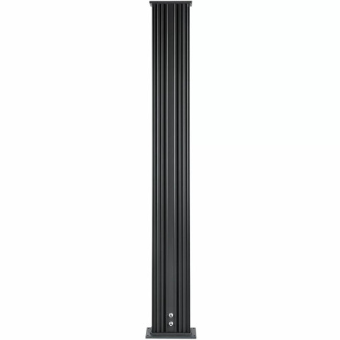 Вуличний душ для дачі та басейну AquaViva Hybride Dada Straight DS-D463NX 40 л антрацит 228 см з мийкою для ніг