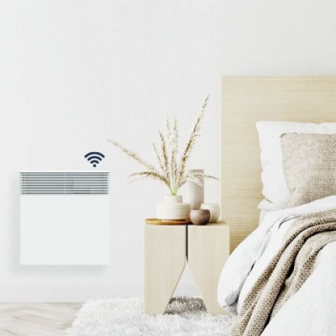 Електрообігрівач конвектор Intuis (Airelec) Tactic WiFi 2500W (90х44 см) з цифровим термостатом WiFі
