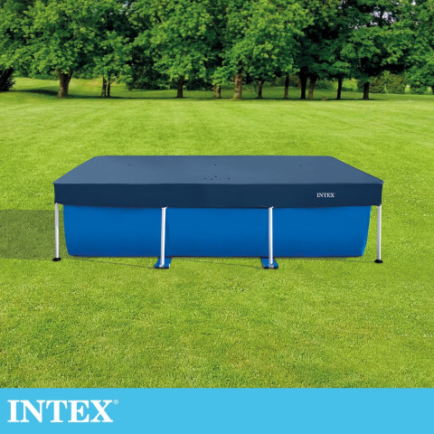 Тент накриття для прямокутного басейну Intex 28036 (260x160см)