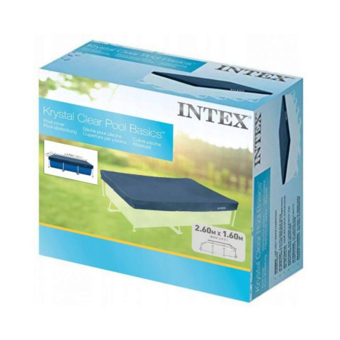 Тент накриття для прямокутного басейну Intex 28036 (260x160см)