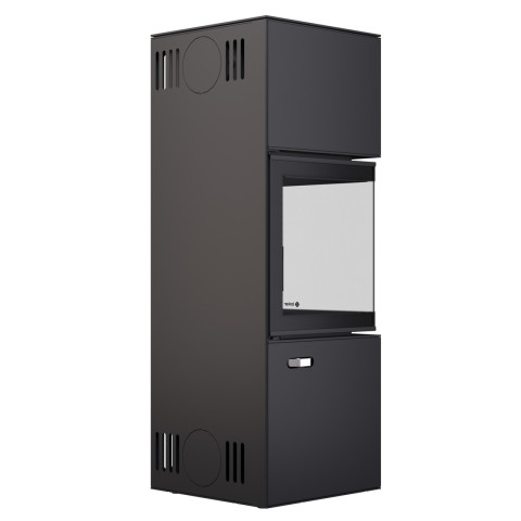 Сталева піч BOKAR Forum (9,2 kW) Black Ceramtex