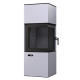 Сталева піч BOKAR Forum (9,2 kW) Black Ceramtex White