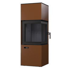 Сталева піч BOKAR Forum (9,2 kW) Black Ceramtex Brown