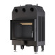 Камінна топка BOKAR 7050 (15,2 кв) black ceramatex
