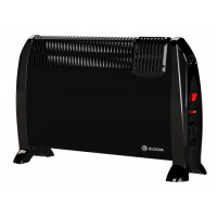 Электрический напольный конвектор ELDOM с вентилятором черный 2000W