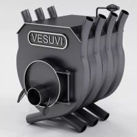 Піч булер'ян з варильною поверхнею Тип 01 до 250 м³ Vesuvi 12 кВт 560х810х810 мм