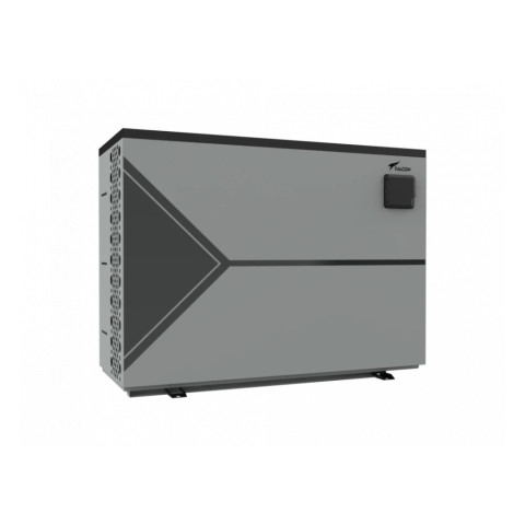 Тепловий насос до басейну до 120 м³ FALCON IRON інверторний з Wi-Fi 27,8 кВт 380В. Працює також на охолодження