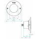Прожектор LED 16/4, 24V, DC, RGBW К, Ø-146 мм