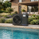Тепловий насос для басейну до 170 м³ AQUAHEAT PRO 28,3 інверторний 28,3 кВт 220V. Працює також на охолодження.
