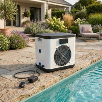 Тепловий насос до басейну до 30 м³ Micoe YC-005TA1 5 кВт з Wi-Fi. Працює також на охолодження