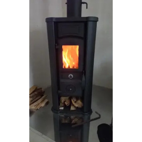 Піч камін з духовкою Line Stoves LS140 f