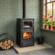 Піч камін з духовкою Line Stoves LS140 f