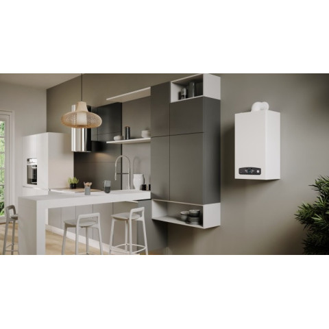 Газовий котел одноконтурний до 240 м² Ariston CARES S SYSTEM 24 24кВт 440х360х810 мм