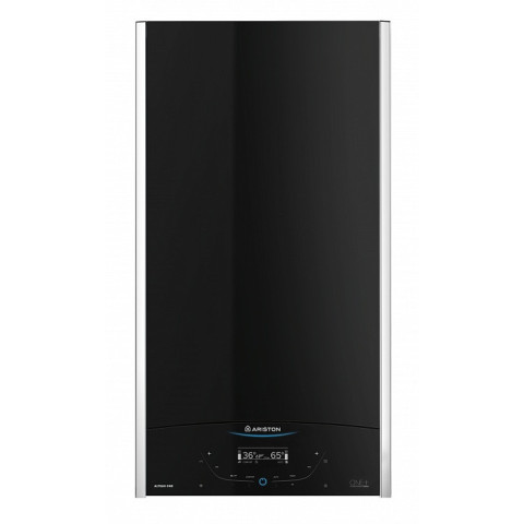 Ariston Котел газовий ALTEAS ONE NET 24, двоконтурний, 24 кВт, Wi-Fi, чорний
