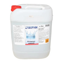 Німецьке рідкий засіб для зниження pH Delphin pH minus (28 л). pH мінус у каністрах для станцій дозації