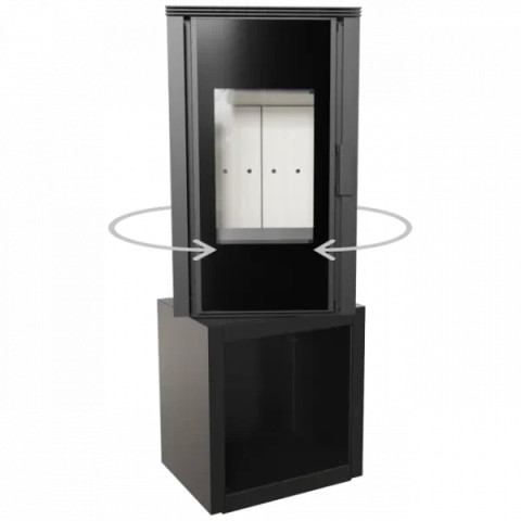 Сталева піч-камін Kratki KOZA ENYO FLAT 01 (6,0 кВт)