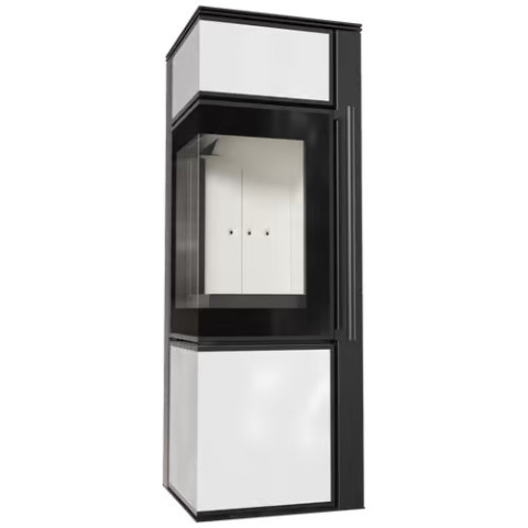 Сталева піч-камін Kratki TORA/S/LW 8 KW Ø 150 lacobel білий