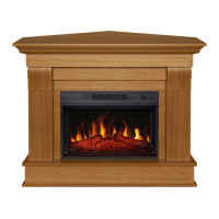 Камінокомплект універсальний 2в1 ArtiFlame Albion AF23S (90.6 х 110 см) світлий дуб зі звуком