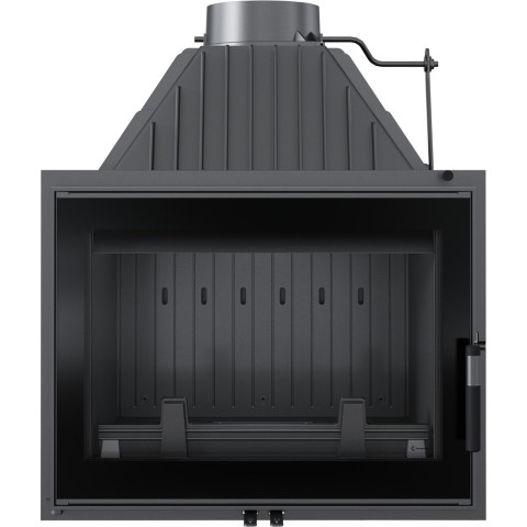 Польська камінна топка на дровах до 120 м² чавунна Kratki ZOSIA ECO 12 (12 кВт) 700х480х848 мм