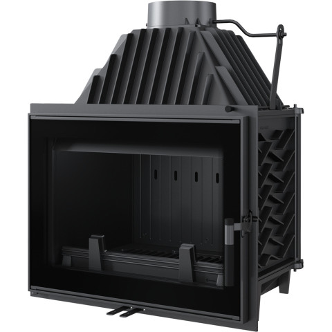 Польська камінна топка на дровах до 120 м² чавунна Kratki ZOSIA ECO 12 (12 кВт) 700х480х848 мм