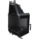 Польська камінна топка на дровах до 120 м² чавунна Kratki ZOSIA ECO 12 (12 кВт) 700х480х848 мм
