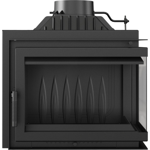 Польська камінна топка на дровах до 120 м²чавунна Kratki SIMPLE Z/S 16 права BS (16 кВт)