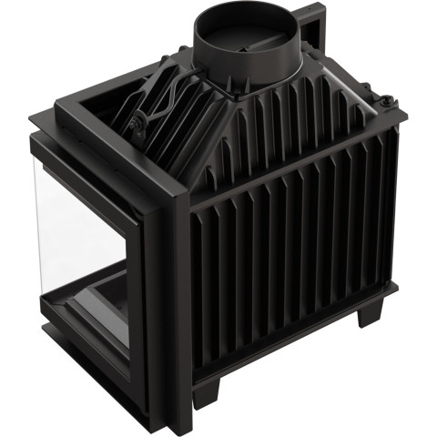 Польська камінна топка на дровах до 120 м²чавунна Kratki SIMPLE Z/S 16 права BS (16 кВт)