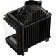 Польська камінна топка на дровах до 120 м²чавунна Kratki SIMPLE Z/S 16 права BS (16 кВт)
