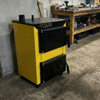 Котел Vulkan Classic 10 кВт (4 мм) твердопаливний, утеплений