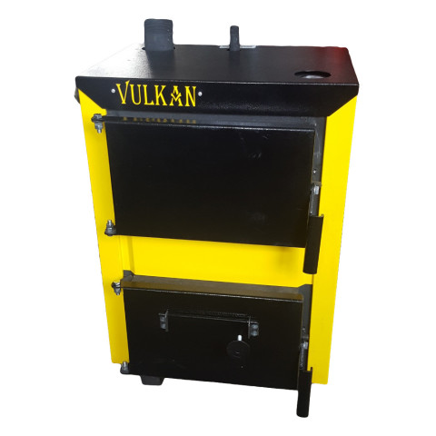 Котел Vulkan Classic 12 кВт (4 мм) твердопаливний, утеплений