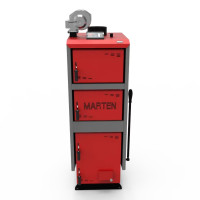 Котел твердопаливний до 240 м² Marten Comfort MC-24 24 кВт тривалого горіння. Для опалення вдома, дачі, гаража або виробництва