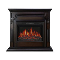 Камінокомплект універсальний 2в1 ArtiFlame Toronto AF23S махагон коричневий антик
