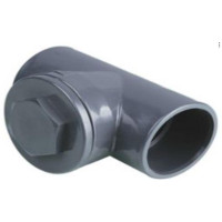 Трiйник зворотнiй клапан  PVC D.50 мм  PN 10 D.63 мм