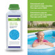 Препарат для очищення води в басейнах без хлору Pool clean series-HOME ТМ BioGreen 1л, хімія для басейну