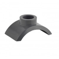 Сiдло зажимне з адаптором PVC D.63x1
