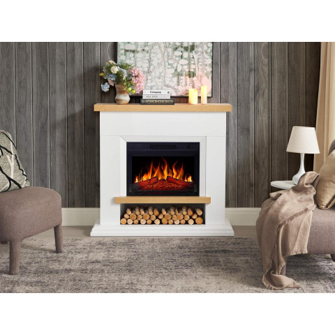Камінокомплект ArtiFlame Shelford AF23S білий(1140x1040x310мм)