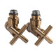 Кран кутовий для рушникосушки Raftec Premium 1/2