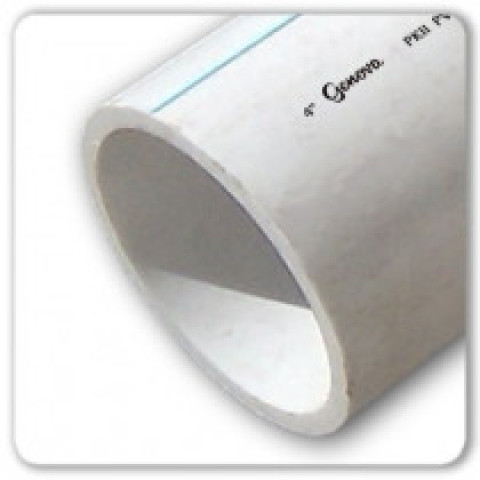 Труба ПВХ біла Genova SCH 40. USA PVC pipe 75, 3