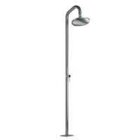 Вуличний душ для дачі та басейну AQA Showers 93-16 сріблястий 225 см 50х350 мм