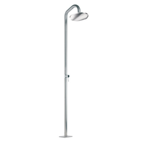 Вуличний душ для дачі та басейну AQA Showers 93-16 сріблястий 225 см 50х350 мм