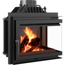 Польська камінна топка на дровах до 80 м² чавунна Kratki SIMPLE M/S 8 права BS 8 кВт 600х360х701 мм