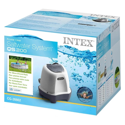 Хлоргенератор Intex 26662 Krystal Clear QS200, 2 г/ч для невеликих басейнів