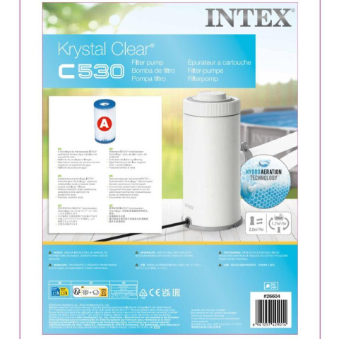 Фільтр-насос для басейну INTEX картриджний 2000 л/год